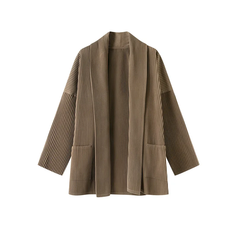 YUDX Fashion Temperament Pleated Suit Suit Jacket + Versatile Half-skirt Casual Pleated 2-piece Set 2025 Winter New - Image 2