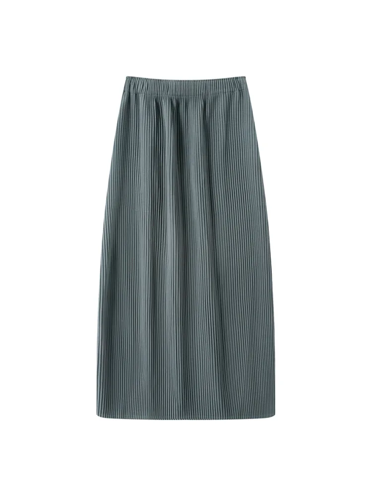 YUDX Fashion Temperament Pleated Suit Suit Jacket + Versatile Half-skirt Casual Pleated 2-piece Set 2025 Winter New - Image 3