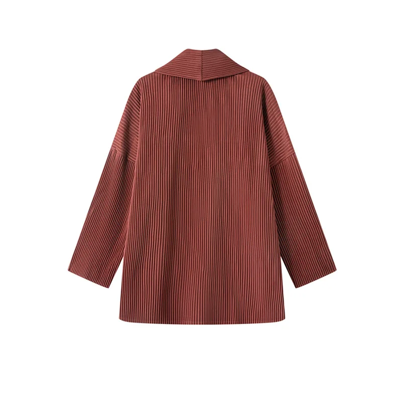 YUDX Fashion Temperament Pleated Suit Suit Jacket + Versatile Half-skirt Casual Pleated 2-piece Set 2025 Winter New - Image 4